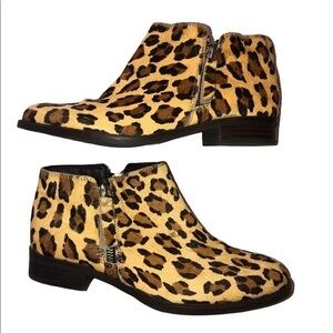 Polo by Ralph Lauren Leopard Print Ankle Boots